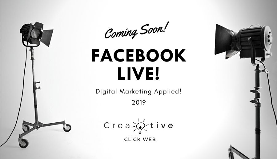 Very soon Facebook Live!!!